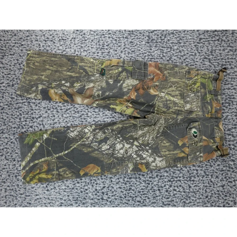 Mossy Oak Cargo Pants Youth Small Camo Explorer Woodland 0054
